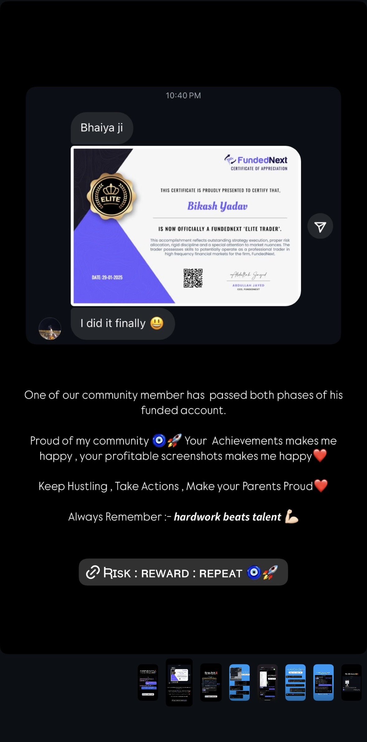 Trader Feedback 2